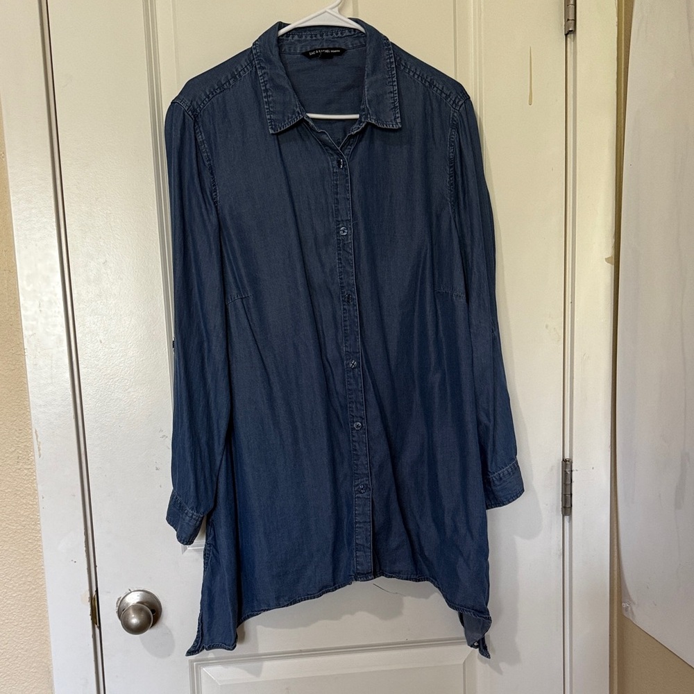 Zac & Rachel Indigo Denim Top